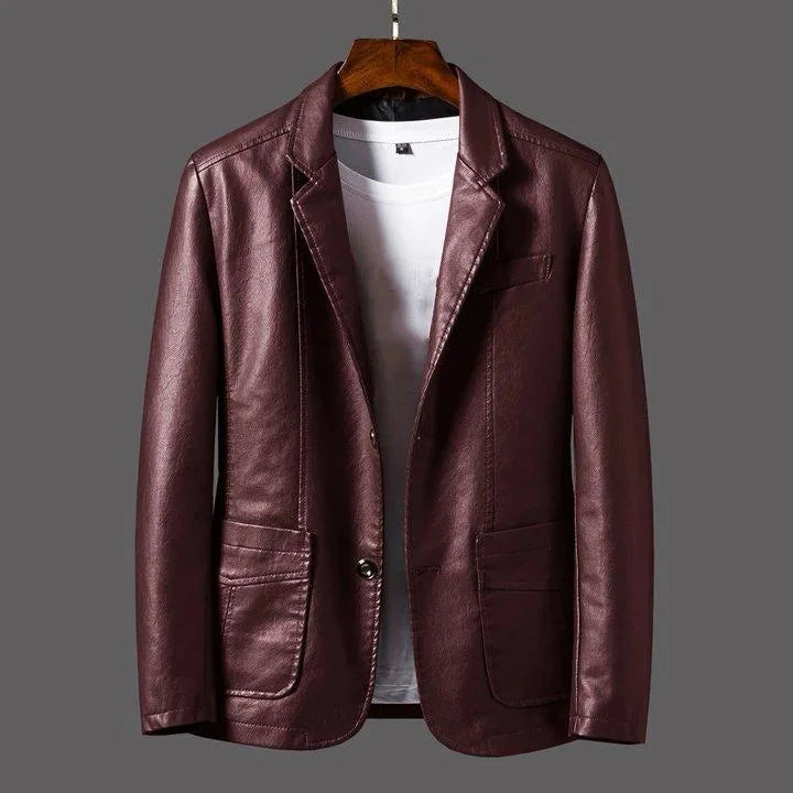 🍂Höstnyheter| Men's Motorcycle Leather Jacket