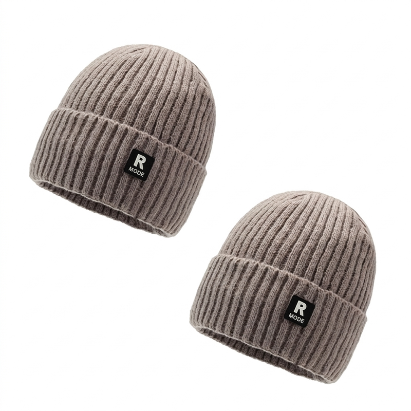 Ribbstickad Mössa Herr – Varm Beanie med Djup Passform 🎁Köp 1 få 1