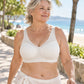 Women’s wire-free bra with wide shoulder straps – Soft and comfortable