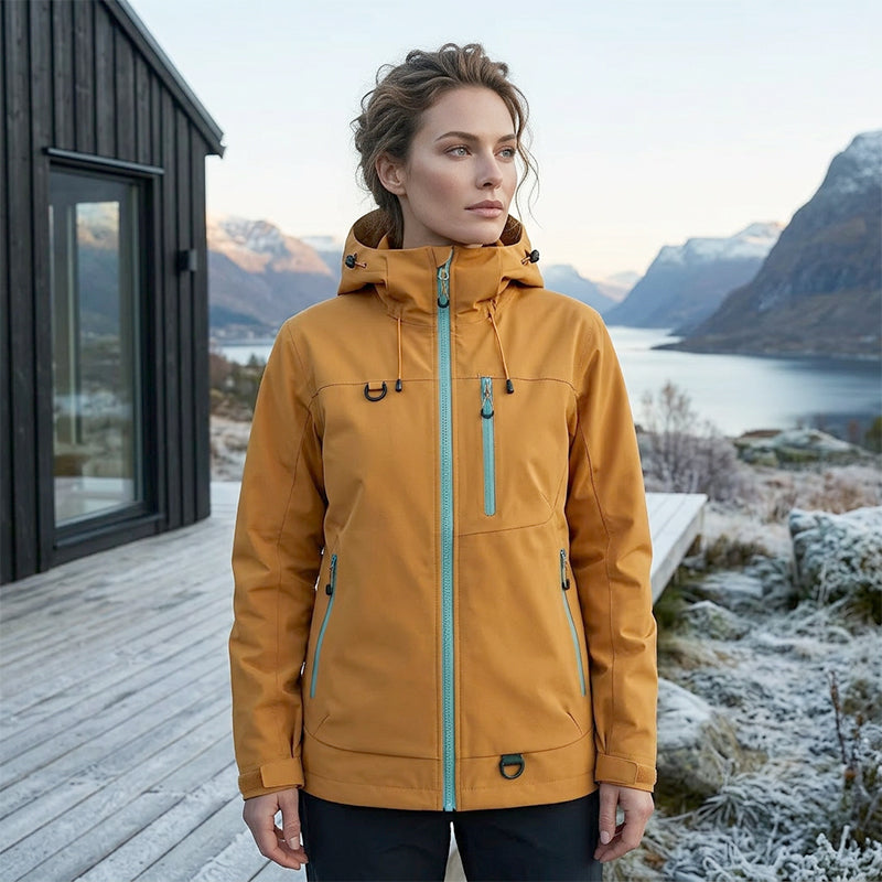 🥳ÅR 2026 HET REA🥳💞 ÖVER 50 000 SÅLDA!🚶‍♀️ 🌧️Friluftsjacka med justerbar huva och dragkedjefickor