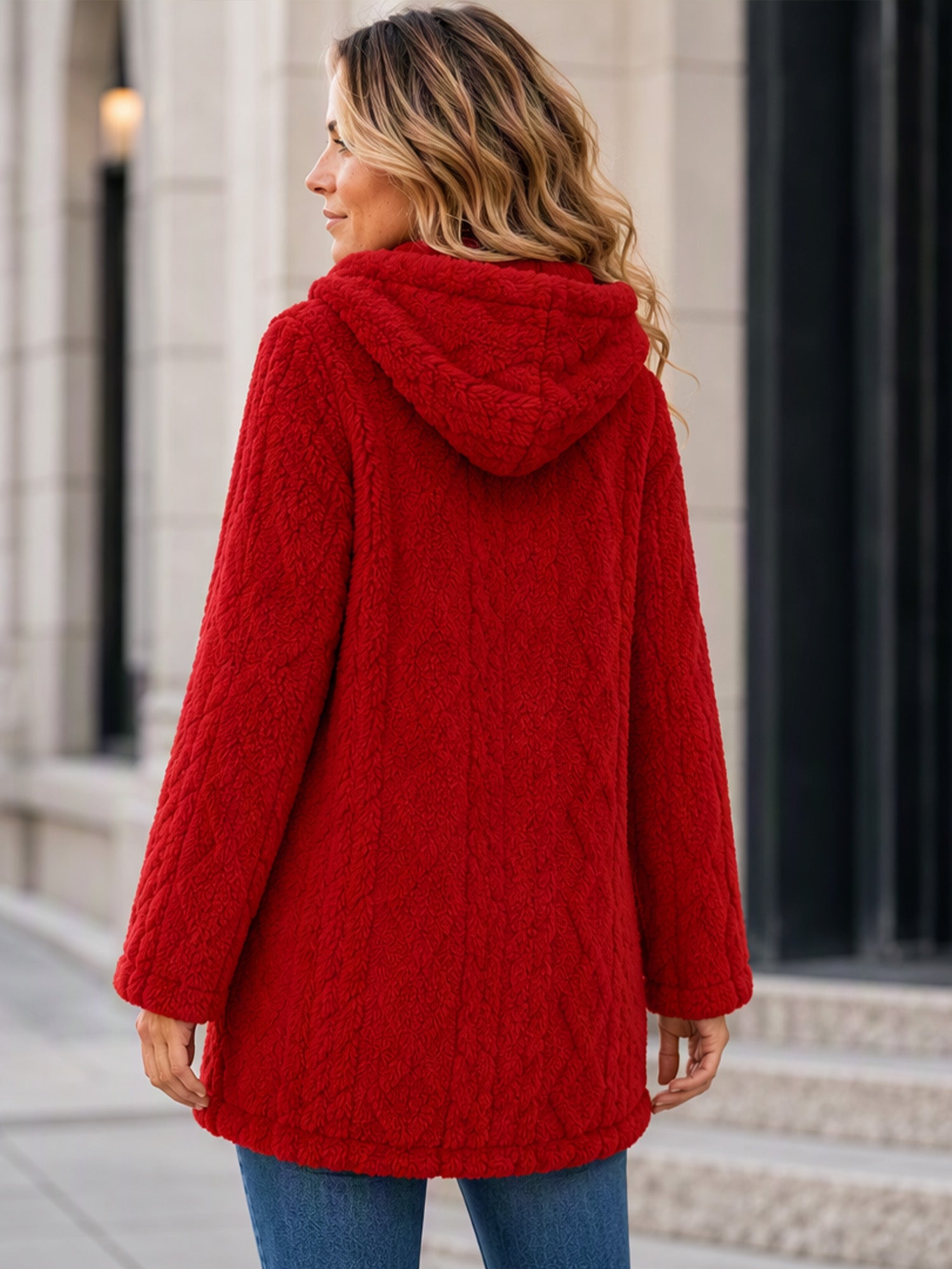 Huvtröja för damer – Mjuk och elegant stickad tröja🧥