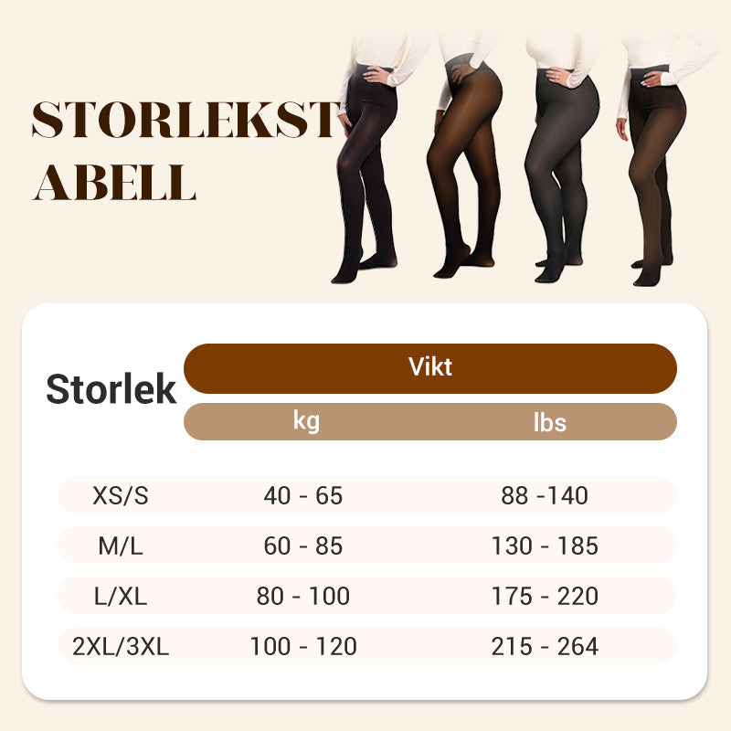 🍂Höstens bästsäljare|Vinterleggings med Foder – Värme, Komfort & Snygg Siluett💕