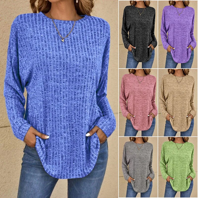 💟Nyhet🔥Casual Långärmad Topp