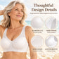 Women’s wire-free bra with wide shoulder straps – Soft and comfortable
