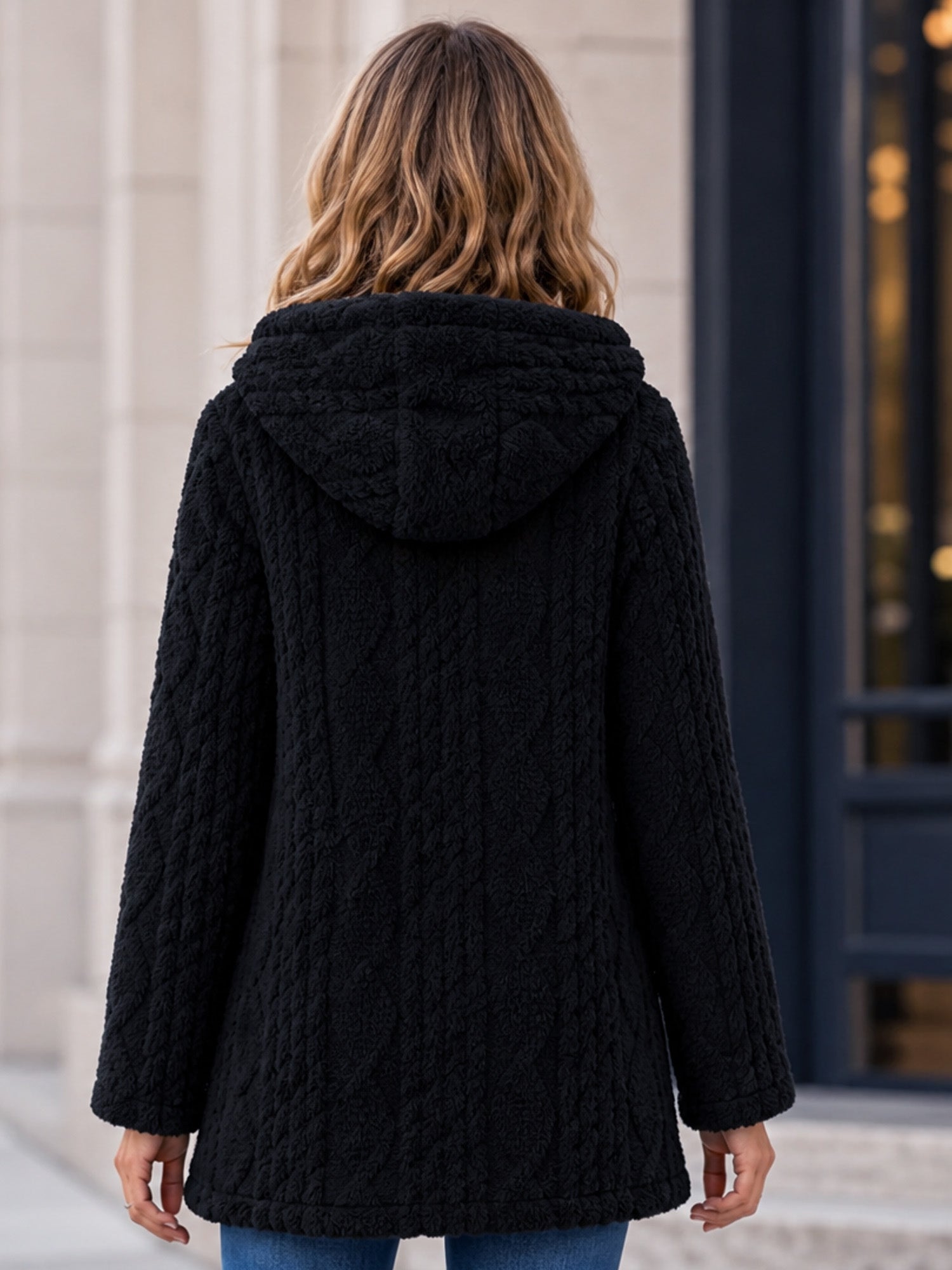 Huvtröja för damer – Mjuk och elegant stickad tröja🧥