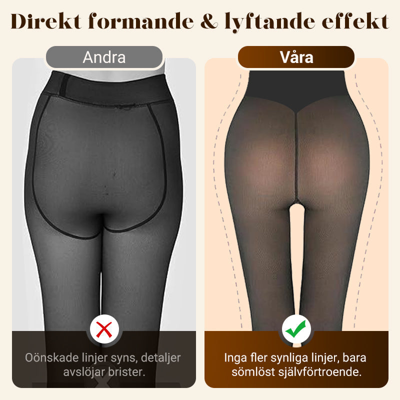 🍂Höstens bästsäljare|Vinterleggings med Foder – Värme, Komfort & Snygg Siluett💕