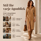 🍂Nya höstnyheter|Elegant Skjortklänning för Dam – Tidlös Stil & Mjuk Komfort för Hösten