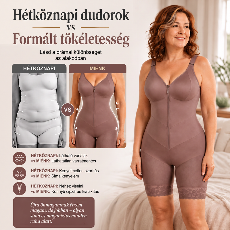 🩱 Női fenékformáló, hasfeszesítő alakformáló ruha – a tökéletes alakért