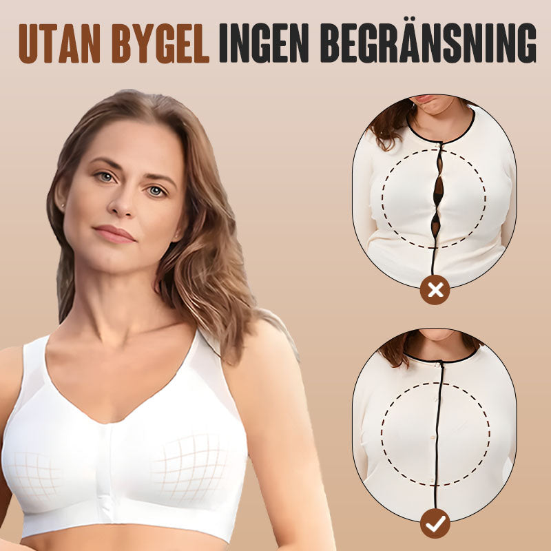 🔥Sista dagen-Köp 1 och få 1 gratis 🔥Den Bekväma Stöd-BH:n Utan Bygel – Perfekt Komfort Hela Dagen