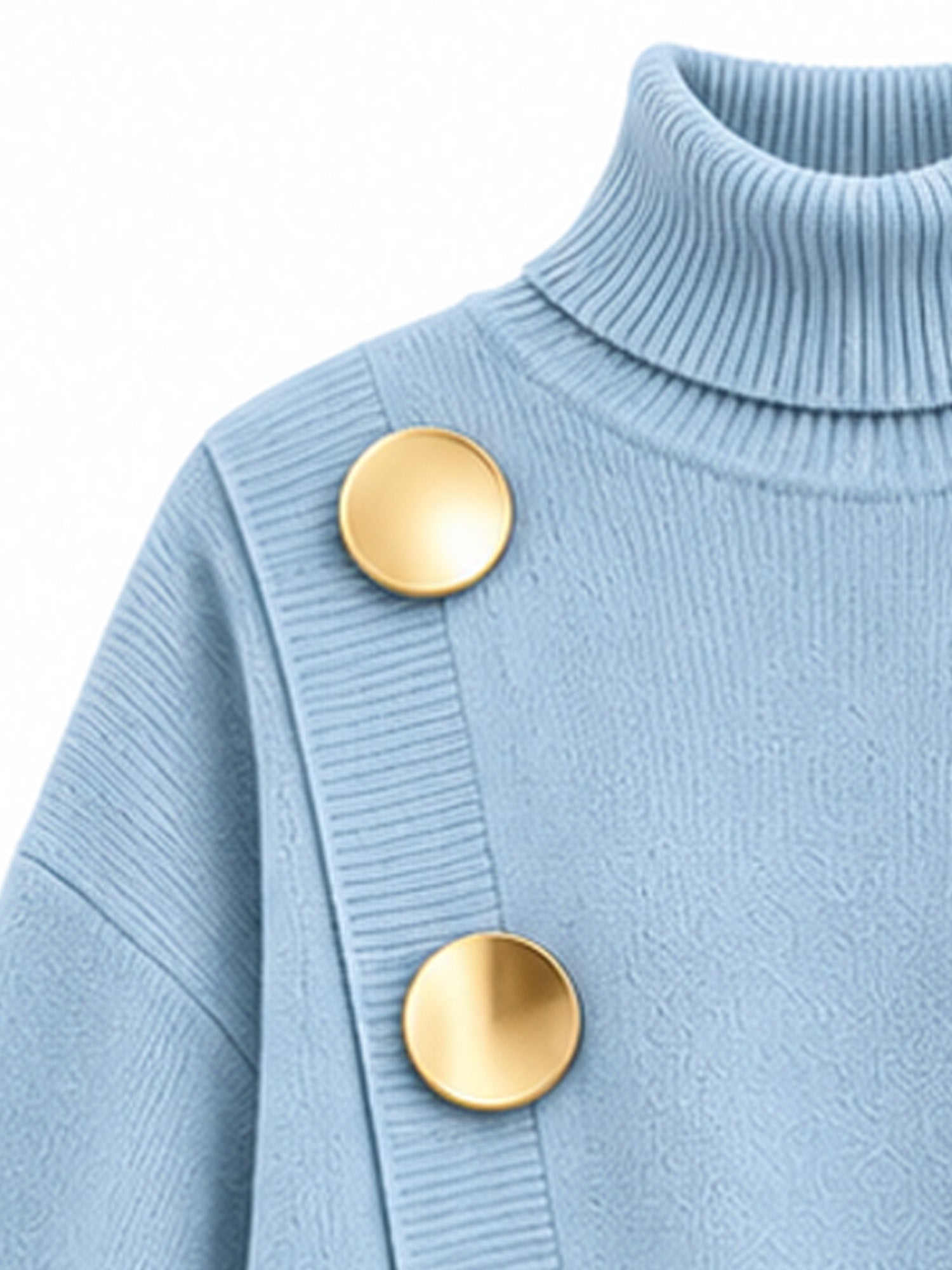 🛍️ Specialerbjudande ✨ Elegant set med damtröja med hög hals och byxor med vida ben – bekväm passform och elegant look