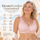 Women’s wire-free bra with wide shoulder straps – Soft and comfortable