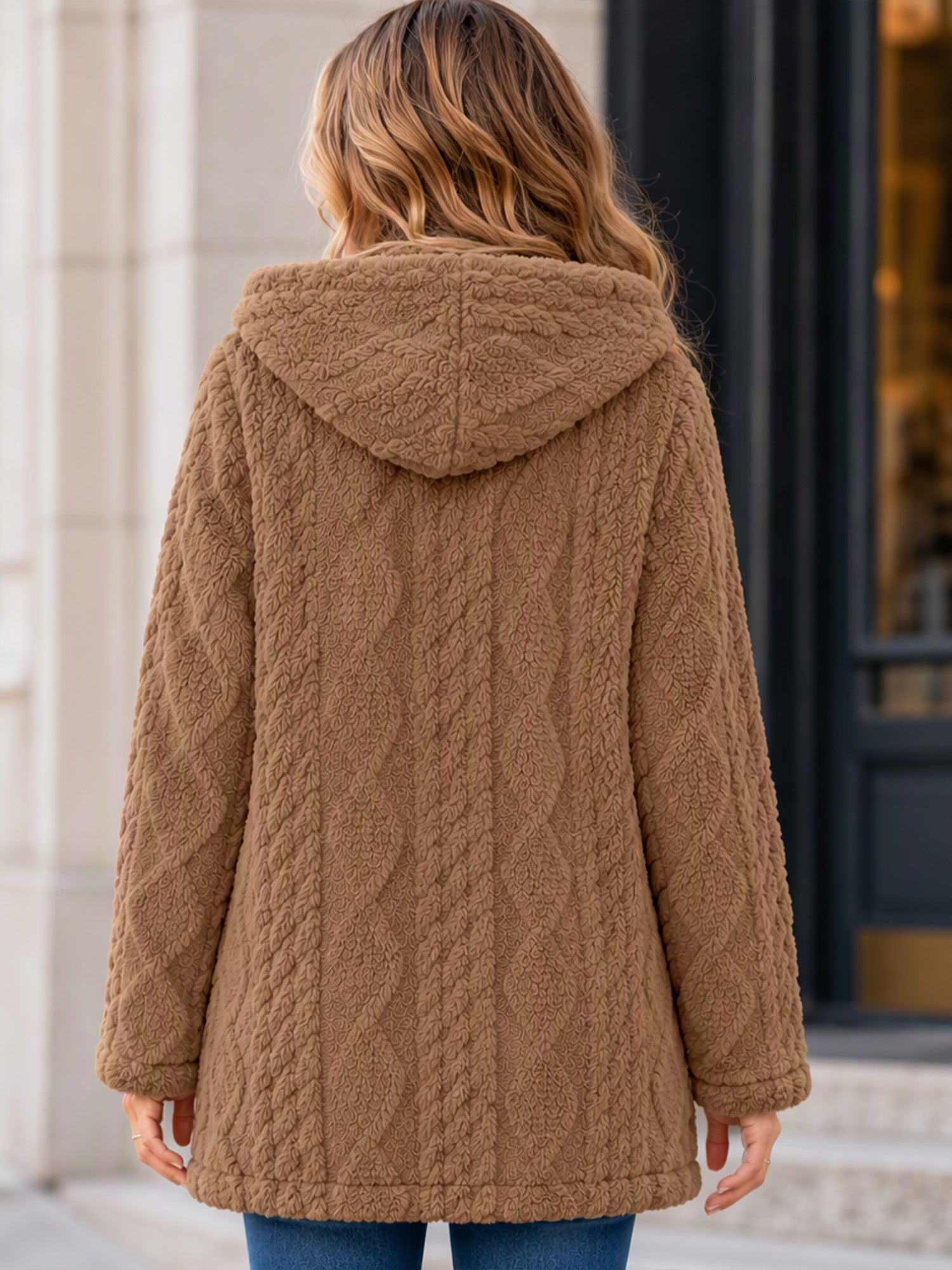 Huvtröja för damer – Mjuk och elegant stickad tröja🧥
