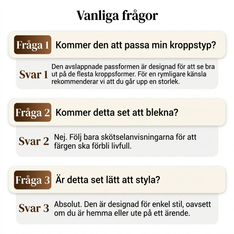 Nya ankomster📦 Avslappnat set med topp och byxor med dragsko för dam