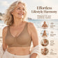 Women’s wire-free bra with wide shoulder straps – Soft and comfortable