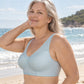 Women’s wire-free bra with wide shoulder straps – Soft and comfortable