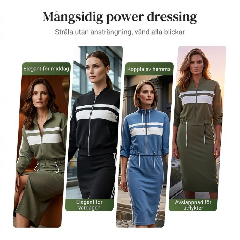 ❄️SISTA DAGENS ERBJUDANDE - 40% RABATT 💖 Elegant damset med klänning – bekväm stil för vardagen