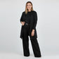 🍂Nya höstnyheter|💞Elegant 3-delat set med lång kofta, topp och byxor💞