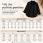 Kvinnor Elegant Casual Långärmad Button Up Blus