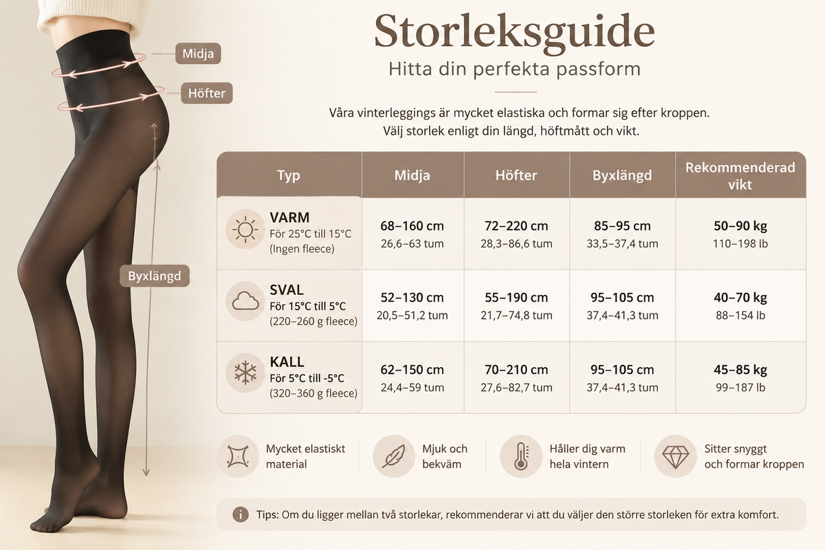 2026 års vinterrea - Varma vinterleggings