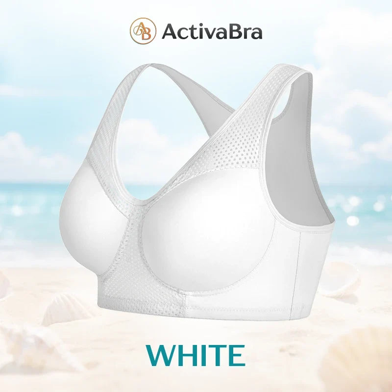 Women’s wire-free bra with wide shoulder straps – Soft and comfortable