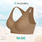 Women’s wire-free bra with wide shoulder straps – Soft and comfortable