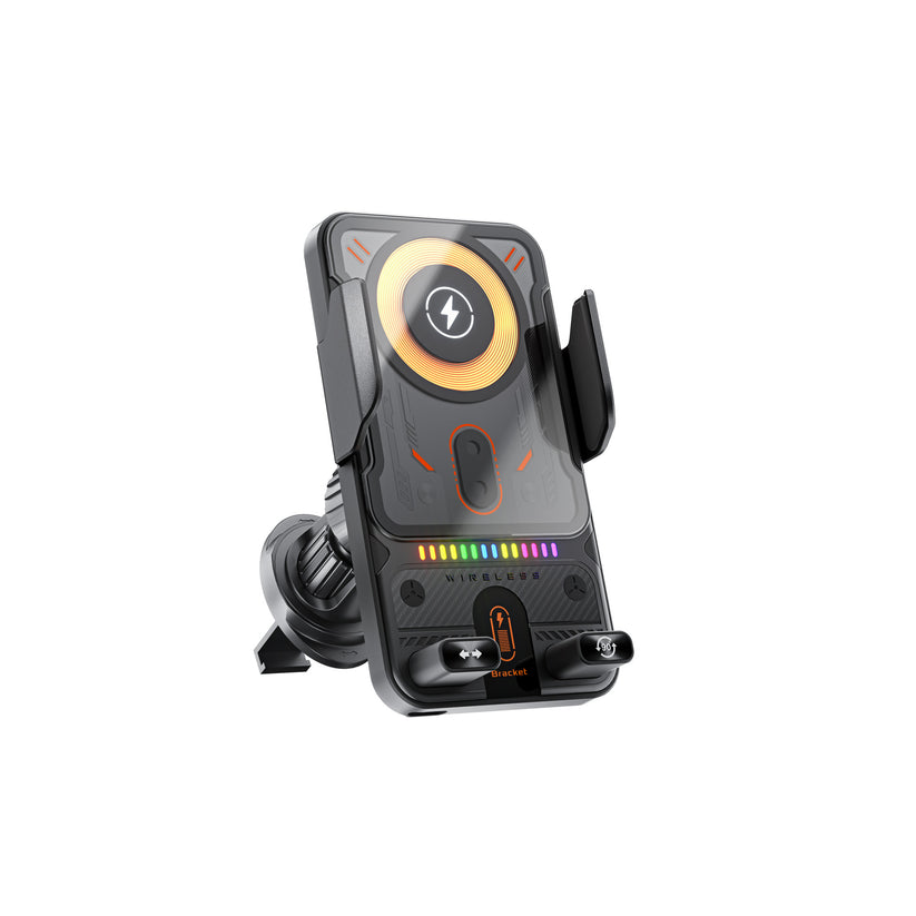 🚗📱 2-in-1 Car Phone Holder & Wireless Charger – 360° Rotation, Strong Grip & Fast Charging 🔋