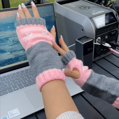 🍂Höstens bästsäljare|🧤Mysiga Fingerlösa Vantar – Söt Design för Kalla Höstdagar