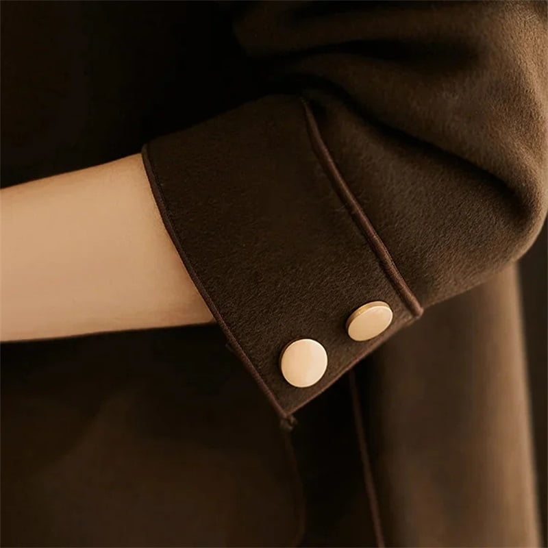 Nya ankomster📦✨Vändbar Höstjacka för Kvinnor – Kort Elegant Jacka med Klassisk Krage