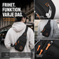 ⏰️50% Rabatt – Endast denna vecka!🎒✨ Vattentät crossbody-väska med flera fickor – smart förvaring, justerbar rem, hörlursuttag 🌧️