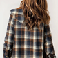 🍂Höstspecial – Endast denna vecka 50% Rabatt!🧥 Fleecefodrad Damjacka – Rutig Vinterjacka med Huva och Bekväm Passform