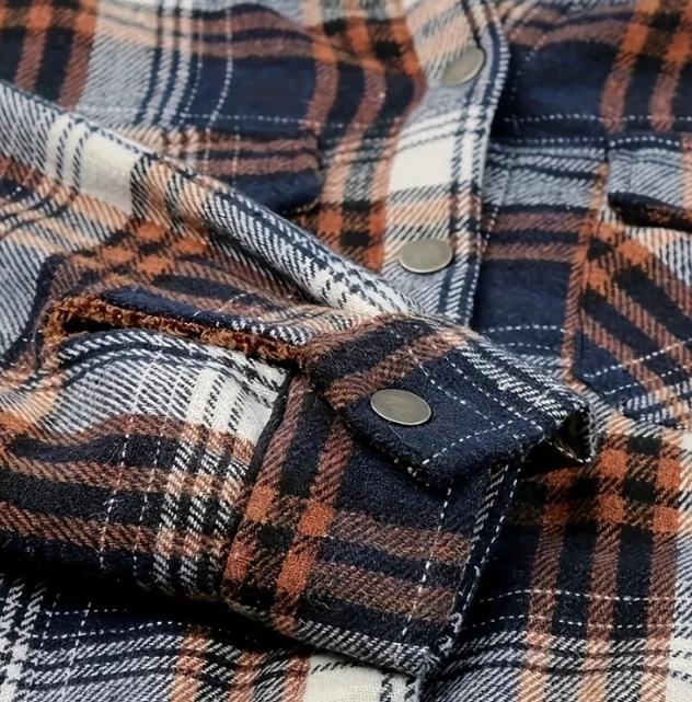 🍂Höstspecial – Endast denna vecka 50% Rabatt!🧥 Fleecefodrad Damjacka – Rutig Vinterjacka med Huva och Bekväm Passform