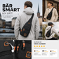 ⏰️50% Rabatt – Endast denna vecka!🎒✨ Vattentät crossbody-väska med flera fickor – smart förvaring, justerbar rem, hörlursuttag 🌧️