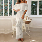 🦋💖LAST DAY SALE💖Elegant Knitted Off-Shoulder Dress