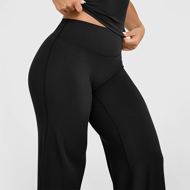 👖 60% RABATT! 🧘 Högmidjade Stretchbyxor – Magkontroll, Ultramjukt Tyg & Perfekt för Träning & Vardag 💪