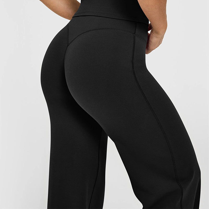 👖 60% RABATT! 🧘 Högmidjade Stretchbyxor – Magkontroll, Ultramjukt Tyg & Perfekt för Träning & Vardag 💪