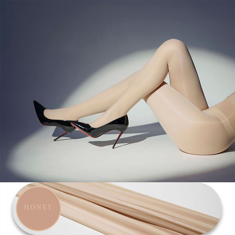 ✨ 50% RABATT! 🌟Eleganta Glansiga Strumpbyxor för Dam – Silkeslen Komfort och Perfekt Passform