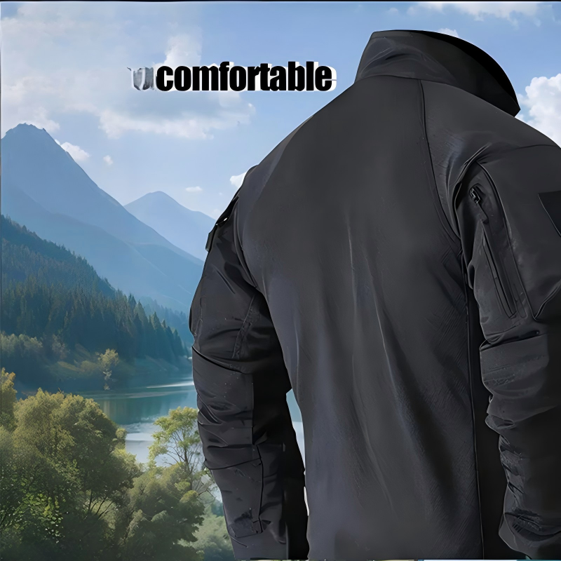 🧗35% RABATT 🎒 | HERR Outdoor Jacka med Fickor – Komfortabel Träningsjacka för Vandring & Friluftsliv