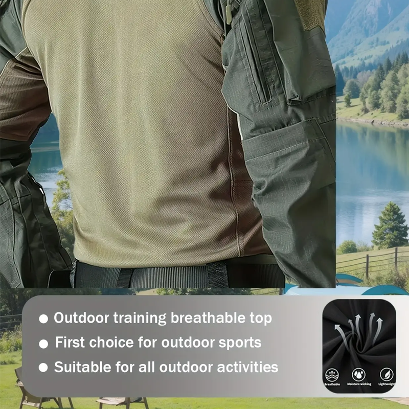 🧗35% RABATT 🎒 | HERR Outdoor Jacka med Fickor – Komfortabel Träningsjacka för Vandring & Friluftsliv