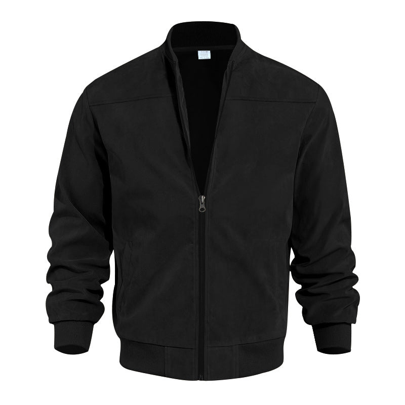 🔥🎁Nyhet 50 % RABATT🔥Klassisk bomberjacka med dragkedja framtill för män
