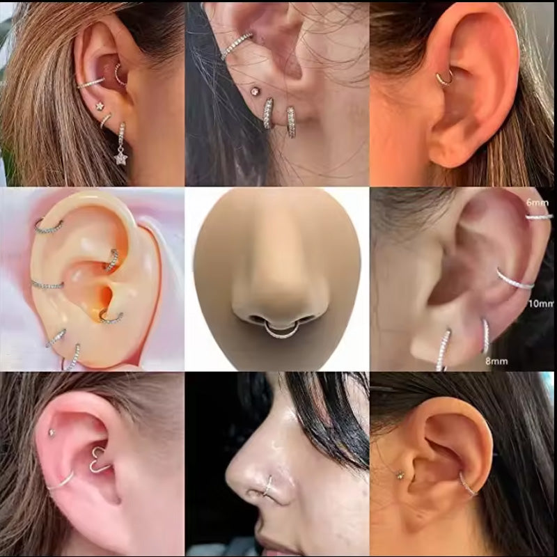 ✨💕 Trendiga hoop-örhängen – Lätta, bekväma och iögonfallande 😍💃
