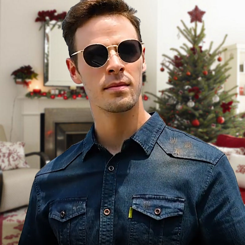 🔥Tidsbegränsad rabatt | Strykfri herrjeansskjorta med lång ärm – Ledig denimlook, perfekt för vardag & fritid