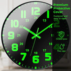 🕐 LIMITED-TIME 50% OFF! ✨ Luminous Wall Clock – Silent, 12-Inch, Day & Night Visibility 🌙