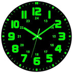 🕐 LIMITED-TIME 50% OFF! ✨ Luminous Wall Clock – Silent, 12-Inch, Day & Night Visibility 🌙