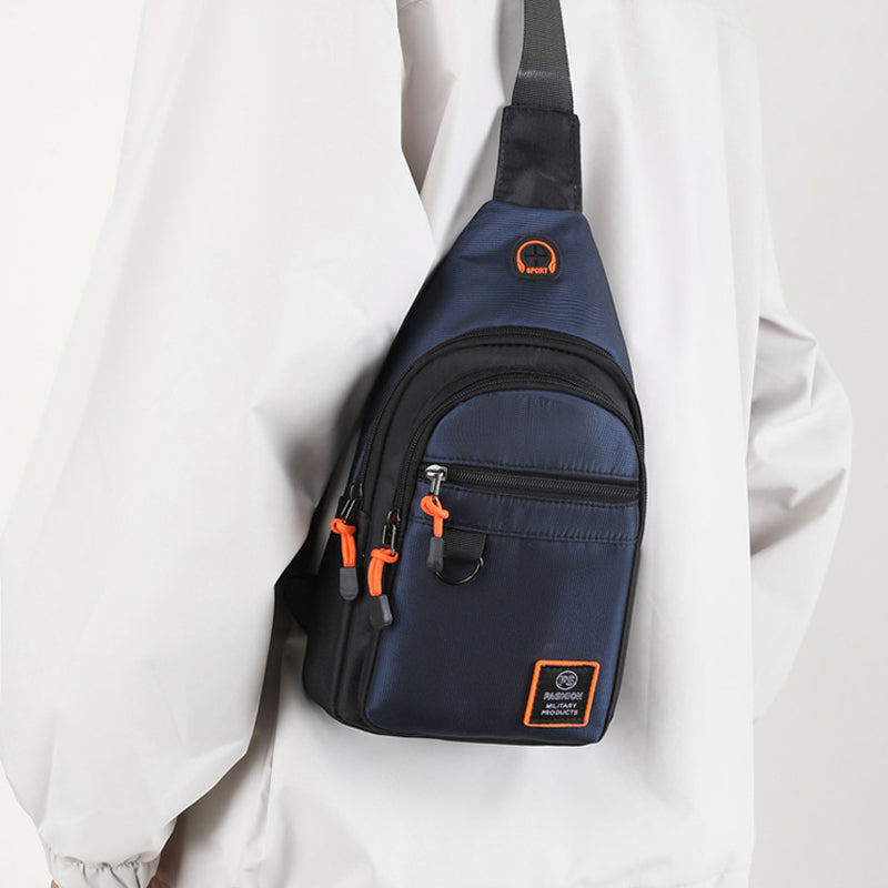 ⏰️50% Rabatt – Endast denna vecka!🎒✨ Vattentät crossbody-väska med flera fickor – smart förvaring, justerbar rem, hörlursuttag 🌧️