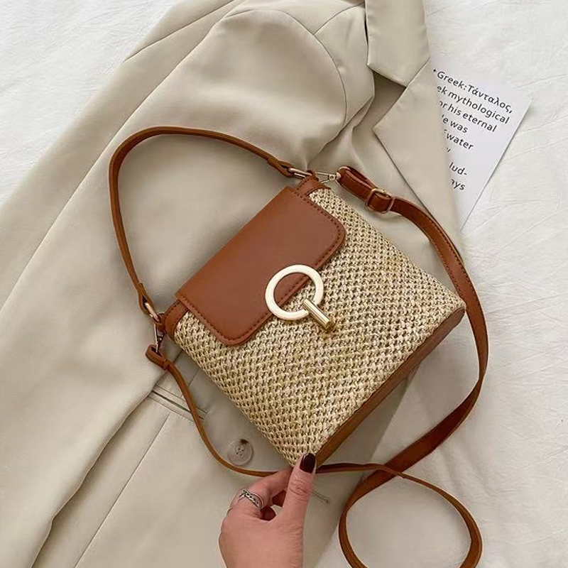 👜 50 % RABATT NU! 🌾 Damstråhatt – handflätad, lätt & 3 bärstilar – perfekt för sommaren ✨