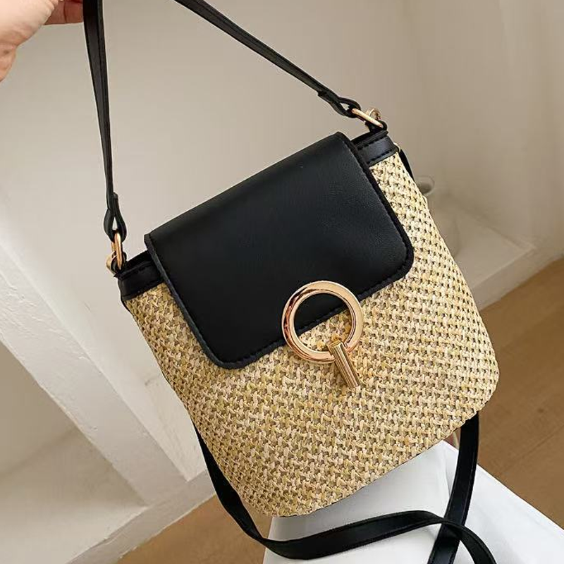 👜 50 % RABATT NU! 🌾 Damstråhatt – handflätad, lätt & 3 bärstilar – perfekt för sommaren ✨
