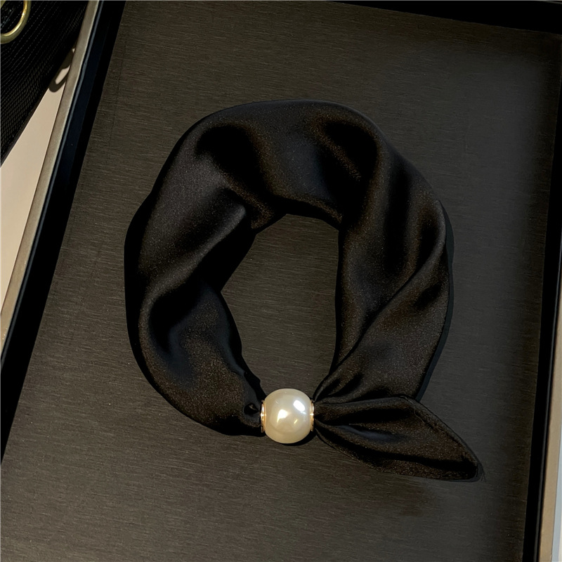 🌸Mjuk scarf med magnetiskt pärlspänne | Ingen knut behövs – enkel elegans på några sekunder