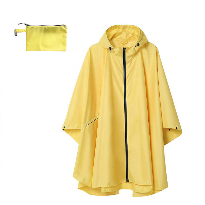 🎉NYHETER 2026✨|Unisex Vattentät Lätt Huvad Regnponcho
