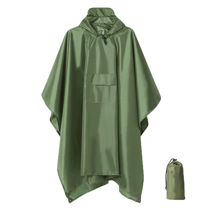 🎉NYHETER 2026✨|Unisex Vattentät Lätt Huvad Regnponcho