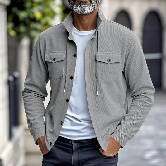 Nyhet✨ 👔 Funktionsjacka med dubbla bröstfickor – robust stil för moderna män